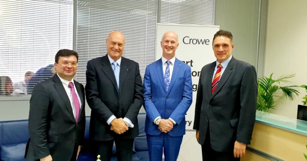 CEO Crowe Global в Москве CEO Crowe Global в Москве
